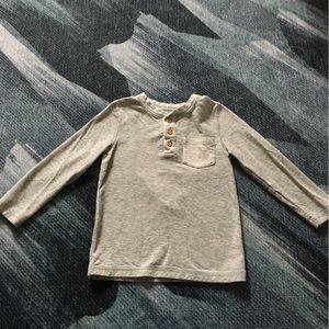 Cat & Jack 4T Ottoman Long sleeve pocket tee